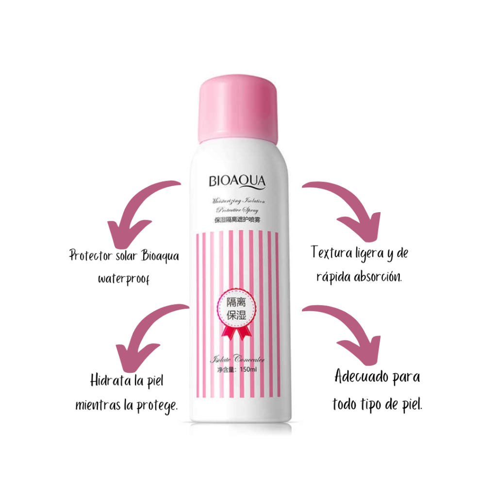Protector Solar en Spray de Bioaqua 150ml